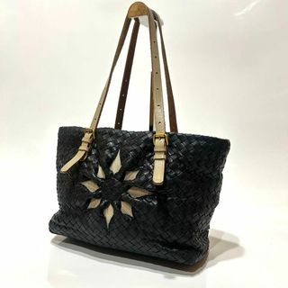 ボッテガヴェネタ(Bottega Veneta)の【美品】　BOTTEGA VENETA イントレチャート　マルケーゼ　花柄(トートバッグ)