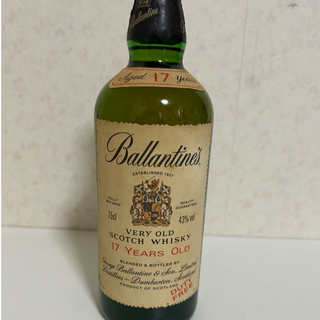 古酒　バランタイン　17年　ベリーオールド　スコッチ　Ballantine (ブランデー)