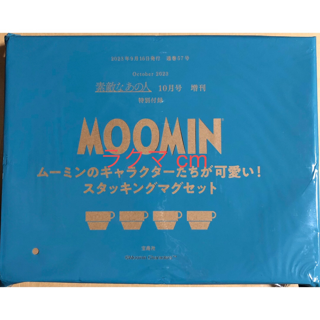 MOOMIN(ムーミン)の素敵なあの人 付録 ムーミン マグカップ セット コップ エンタメ/ホビーのおもちゃ/ぬいぐるみ(キャラクターグッズ)の商品写真