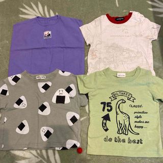 80サイズ　半袖　４枚セット(Ｔシャツ)