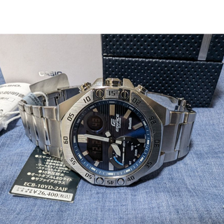 カシオ(CASIO)のCASIO EDIFICE ECB-10YD-2AJF 送料込み(腕時計(アナログ))