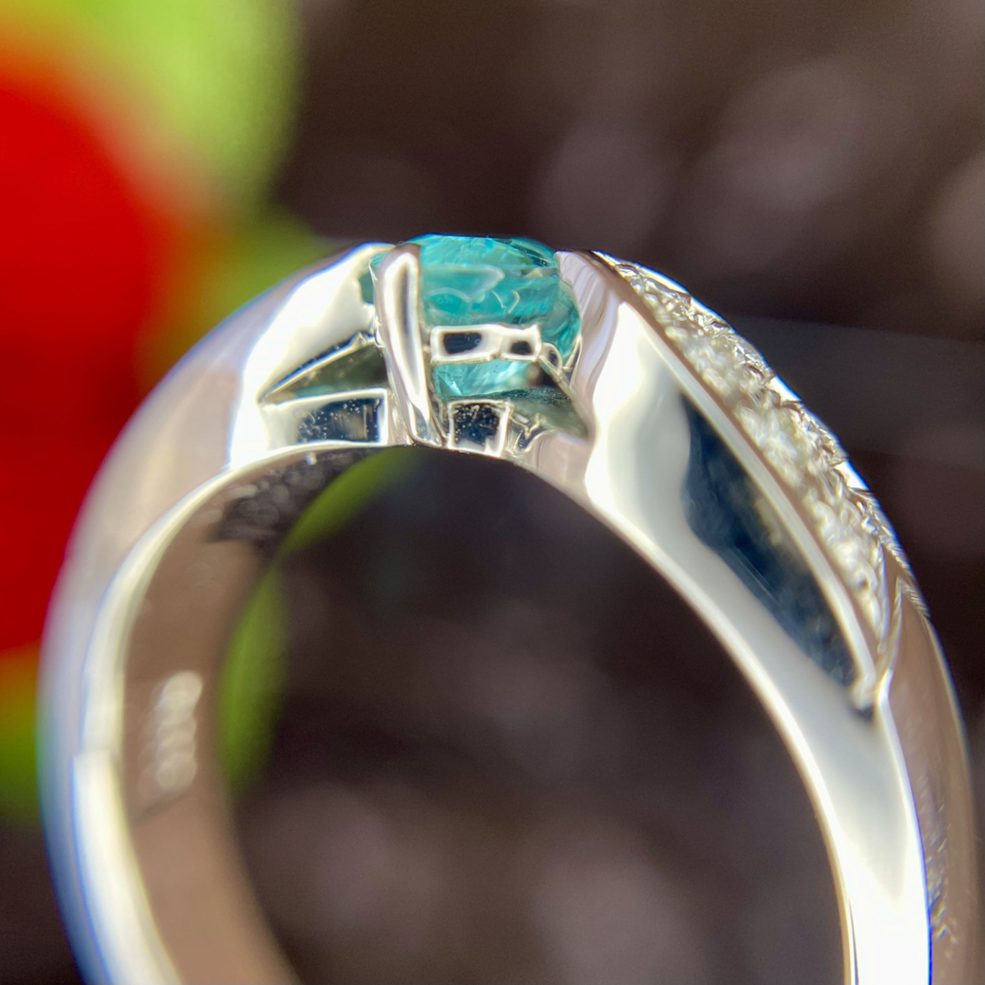 『専用です』天然 グランディディエライト ダイヤモンド リング 計0.63ct レディースのアクセサリー(リング(指輪))の商品写真