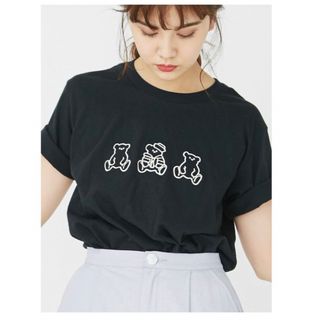 メリージェニー(merry jenny)のメリージェニー merryjenny 3匹のくま くま Tシャツ 半袖(Tシャツ(半袖/袖なし))