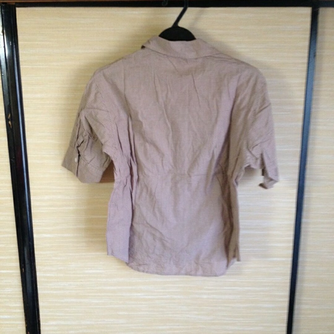 🌀50s60sヴィンテージチェックシャツ 前結び  KPOP レディースのトップス(シャツ/ブラウス(半袖/袖なし))の商品写真