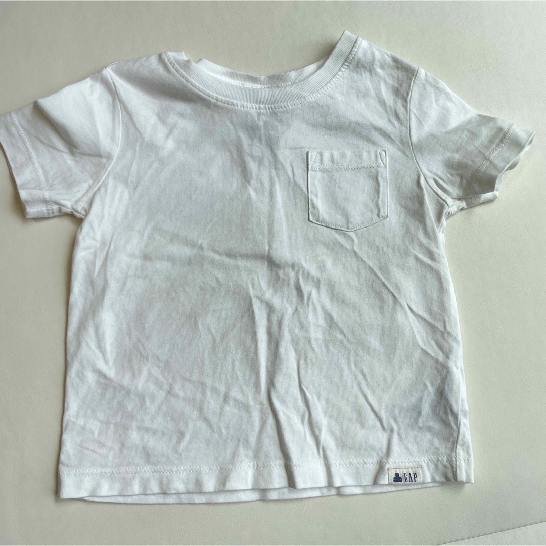 GAP(ギャップ)のBaby Gap Tシャツ 無地 白 ホワイト キッズ/ベビー/マタニティのベビー服(~85cm)(Ｔシャツ)の商品写真