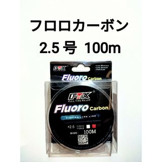 フロロカーボン　ライン　2.5号　100m　11.86lb　釣り糸　リーダー(釣り糸/ライン)