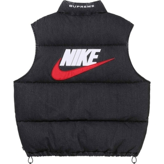 シュプリーム(Supreme)のSupreme®/Nike® Denim Puffer Vest Mサイズ(ダウンベスト)
