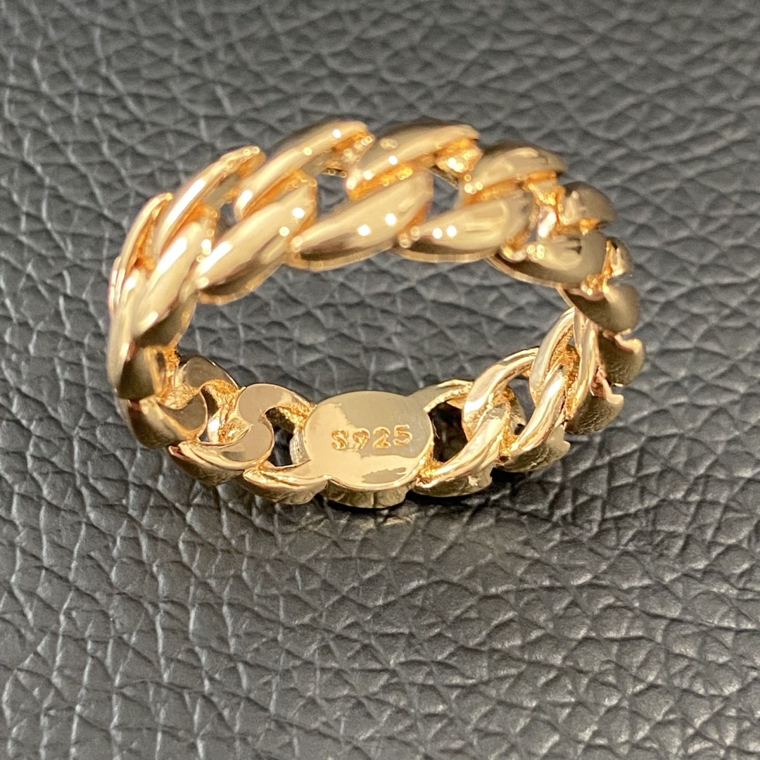 t-ace着用 18k gp マイアミチェーン リング ゴールド アバランチ t-ace着用 18k gp マイアミチェーン リング ゴールド アバランチ