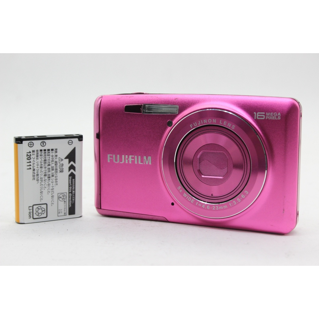 【返品保証】 フジフィルム Fujifilm Finepix JX700 ピンク 5x バッテリー付き コンパクトデジタルカメラ  s9423 スマホ/家電/カメラのカメラ(コンパクトデジタルカメラ)の商品写真