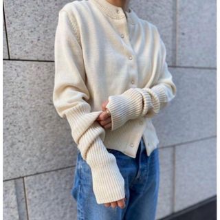 シンゾーン(Shinzone)のシンゾーン　23AW ロングリブカーディガン LONG RIB CARDIGAN(カーディガン)