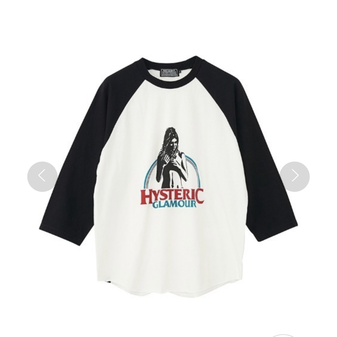 HYSTERIC GLAMOUR(ヒステリックグラマー)のヒステリックグラマーラグラン七分袖 Tシャツ レディース レディースのトップス(シャツ/ブラウス(長袖/七分))の商品写真