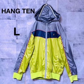 ハンテン(HANG TEN)のハンテンウインドブレーカー　ナイロンジャケットメッシュ　パーカー　ウェア　L(ナイロンジャケット)