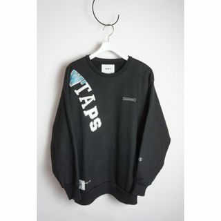 美品20AW WTAPS クルーネック スウェット 黒403N▲