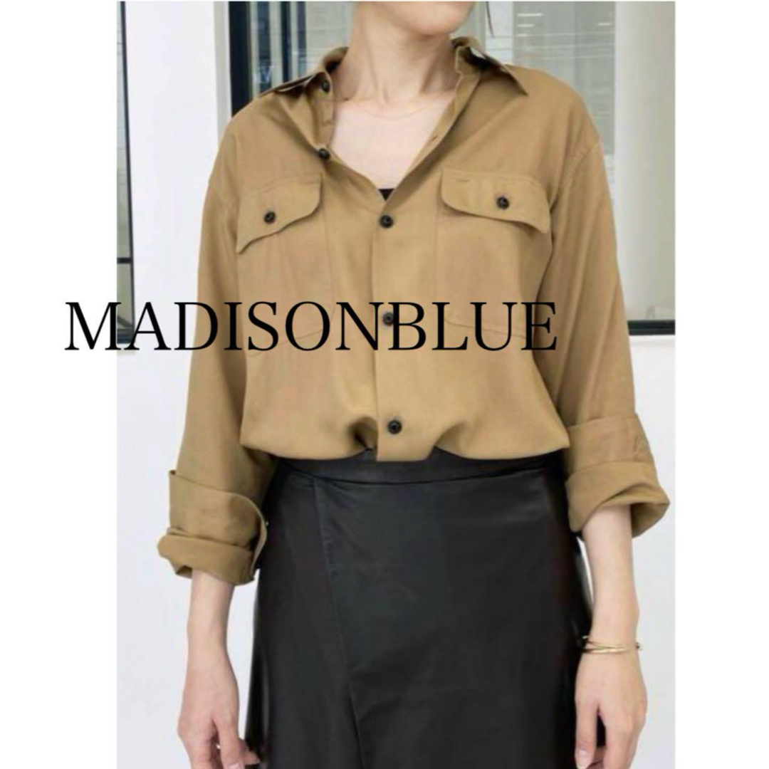 MADISONBLUE(マディソンブルー)の未使用級✨MADISONBLUE HAMPTON とろみシャツ  02 レディースのトップス(シャツ/ブラウス(長袖/七分))の商品写真