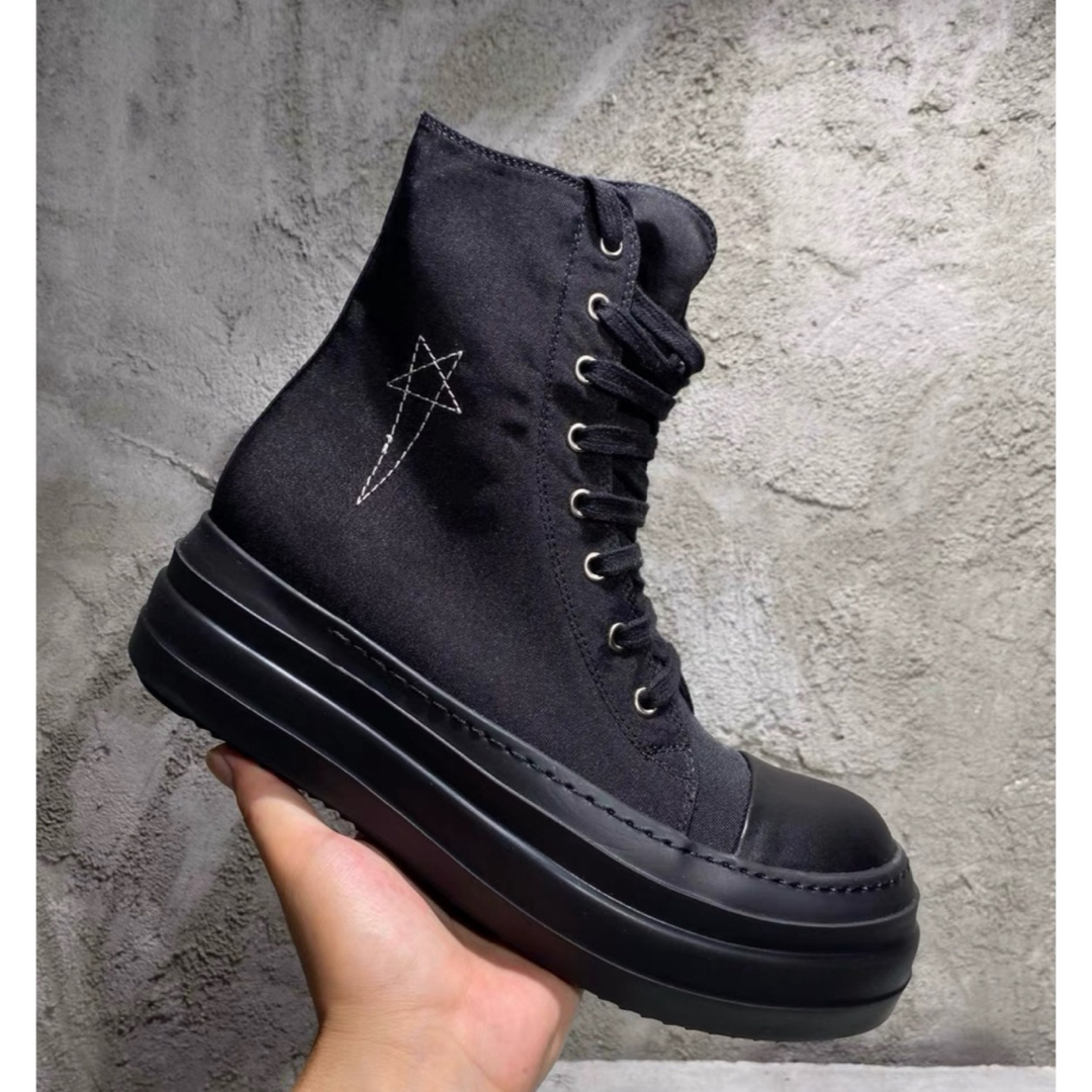 Rick Owens(リックオウエンス)のRick Owens drkshdw Double Bumper ラモーンズ メンズの靴/シューズ(スニーカー)の商品写真