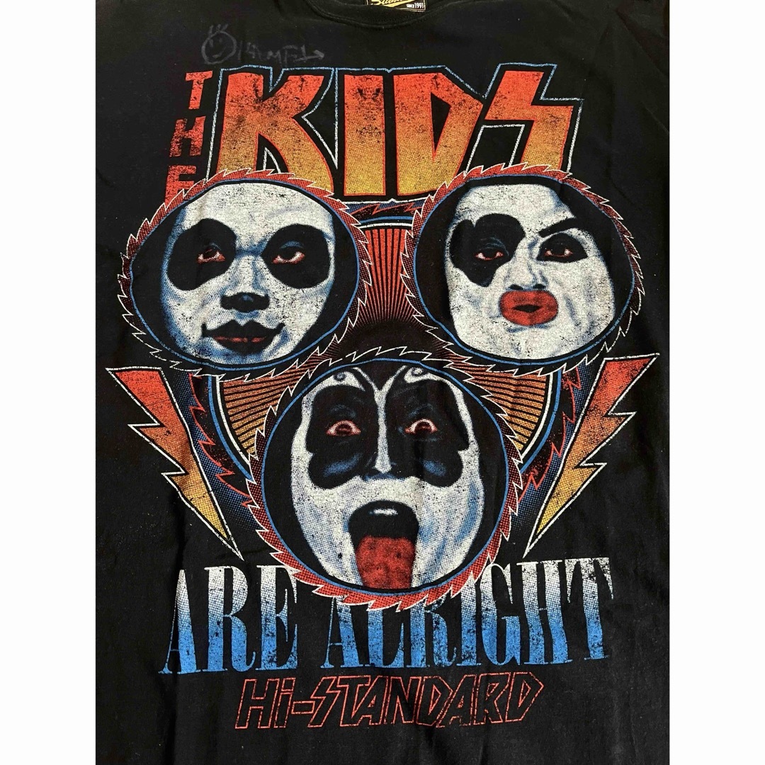 HIGH!STANDARD - HI-STANDARD THE KIDS ARE ALRIGHT Tee サイン HIGH!STANDARD - HI-STANDARD THE KIDS ARE ALRIGHT Tee サイン