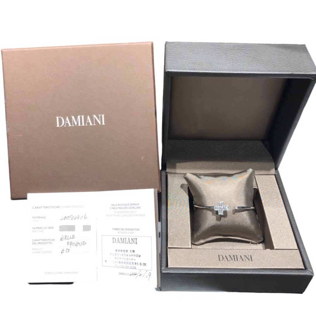 Damiani(ダミアーニ)の　ダミアーニ DAMIANI ベルエポック ダイヤ バングル K18ホワイトゴールド K18WG/ダイヤモンド ダイヤモンド ジュエリー レディースのアクセサリー(ブレスレット/バングル)の商品写真