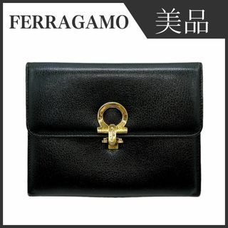 サルヴァトーレフェラガモ(Salvatore Ferragamo)のSalvatore Ferragamo ポーチ ブラック レディース(その他)