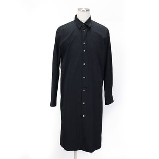 COMME des GARCONS HOMME PLUS - コムデギャルソンオムプリュス 2020年 PG-B012 ロングシャツ ドッキングロング 長袖シャツ メンズ サイズ L 黒 ブラック COMME des GARCONS HOMME PLUS