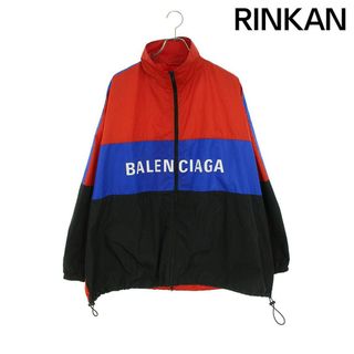 バレンシアガ(Balenciaga)のバレンシアガ  534317 TYD33 ロゴプリントナイロントラックジャケットブルゾン メンズ 46(ブルゾン)