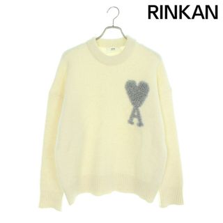 アミ(ami)のアミアレクサンドルマテュッシ  SPUKS029.KN0032.150 ハートAロゴクルーネックニット メンズ M(ニット/セーター)