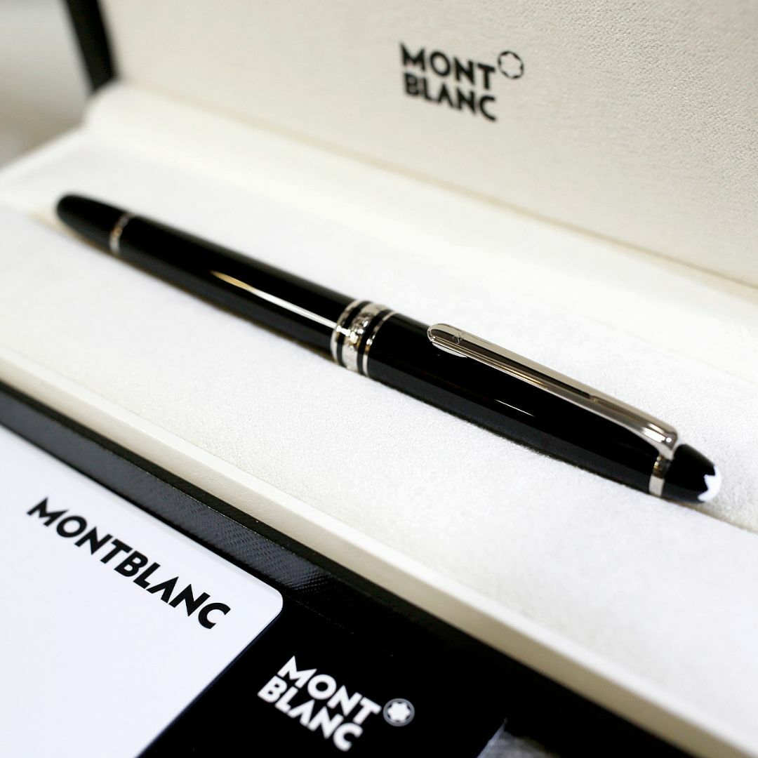 MONTBLANC(モンブラン)の【極美品 送料込み】モンブラン ボールペン １６３ マイスター プラチナ インテリア/住まい/日用品の文房具(ペン/マーカー)の商品写真