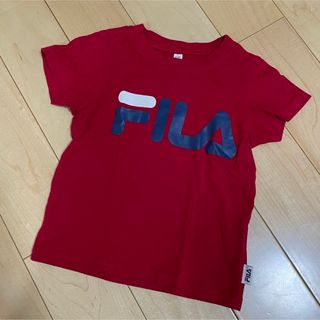 フィラ(FILA)の【最安値】FILA♡半袖Tシャツ 赤色 95cm 女の子 男の子(Tシャツ/カットソー)