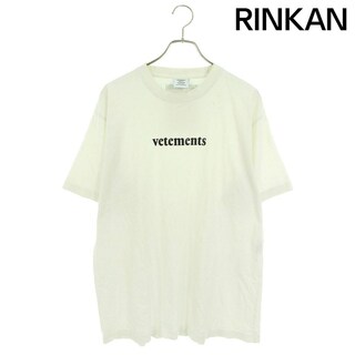 ヴェトモン(VETEMENTS)のヴェトモン  SS20TR304 バーコードパッチロゴプリントTシャツ メンズ M(Tシャツ/カットソー(半袖/袖なし))