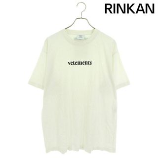 ヴェトモン  SS20TR304 バーコードパッチロゴプリントTシャツ メンズ M