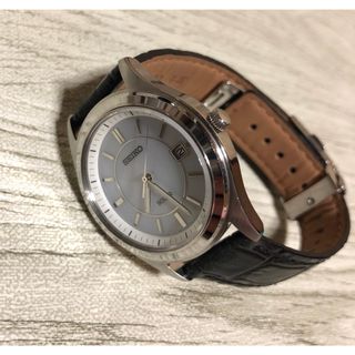 セイコー(SEIKO)のSEIKO SOLAR V147-0AD0 牛革ベルト　腕時計(腕時計(アナログ))