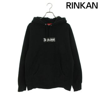 シュプリーム(Supreme)のシュプリーム  19AW  Bandana Box Logo Hooded Sweatshirt バンダナボックスロゴプルオーバーパーカー メンズ L(パーカー)