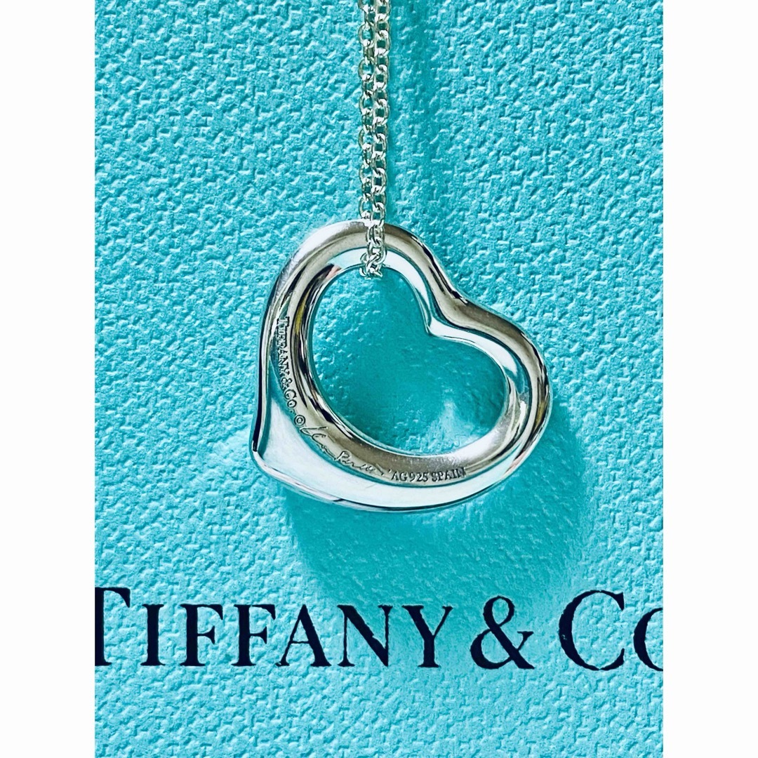 Tiffany & Co.(ティファニー)のティファニーオープンハートSサイズ　美品です(*^^*) レディースのアクセサリー(ネックレス)の商品写真