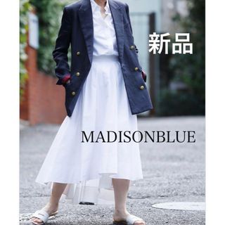 マディソンブルー(MADISONBLUE)の【新品タグ付】MADISONBLUE  TUCK VOLUME SKIRT OX(ロングスカート)