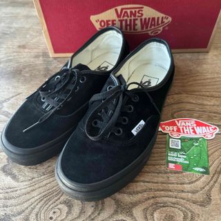 ヴァンズ(VANS)の【VANS】authentic BLACK / 24.0(スニーカー)