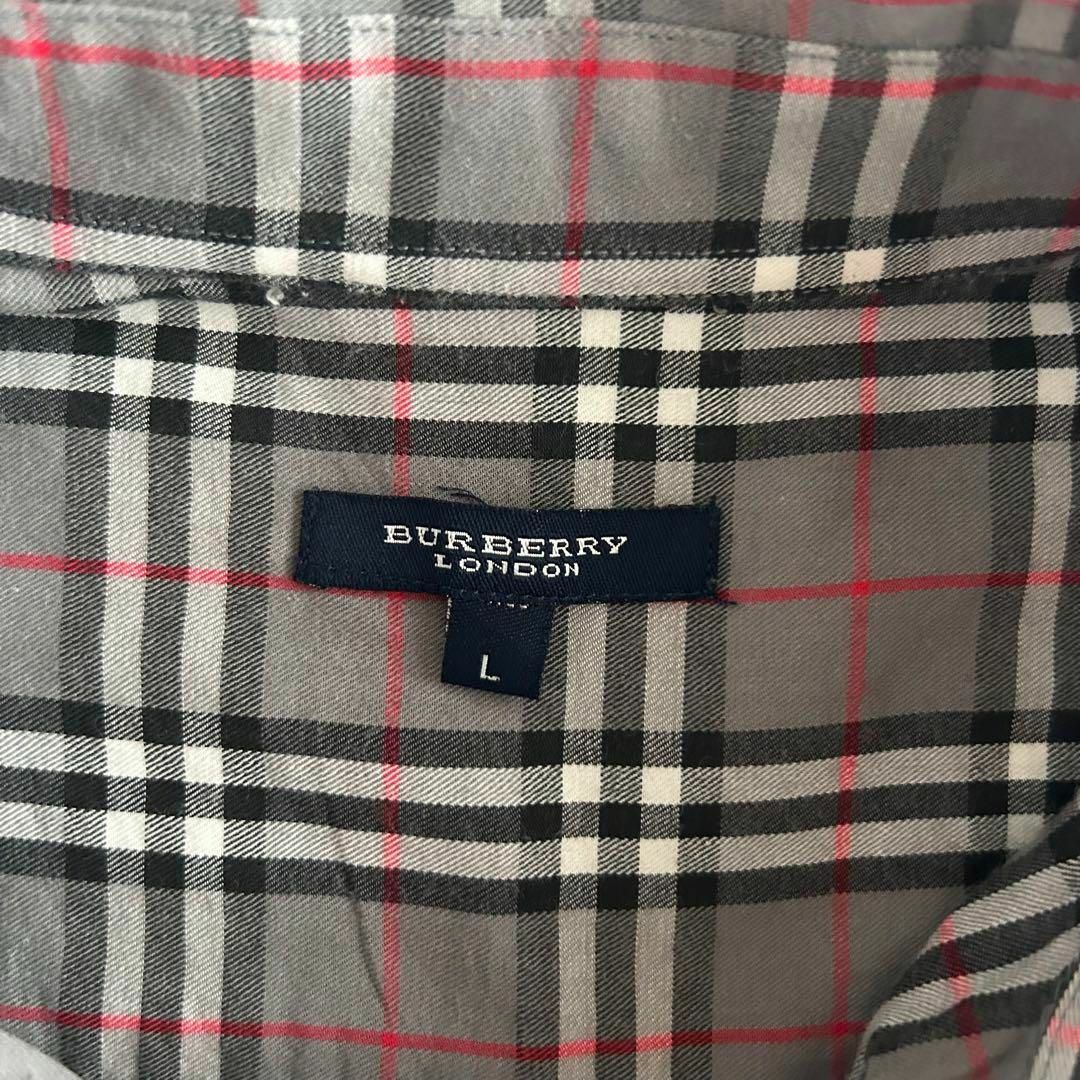 BURBERRY(バーバリー)のBurberry バーバリー 半袖シャツ ノヴァチェック ワンポイント 刺繍ロゴ メンズのトップス(シャツ)の商品写真