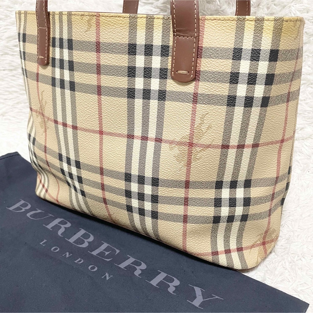 BURBERRY(バーバリー)のバーバリーロンドン　バーバリー　ハンドバッグ　ノバチェック　シャドーホース レディースのバッグ(ハンドバッグ)の商品写真