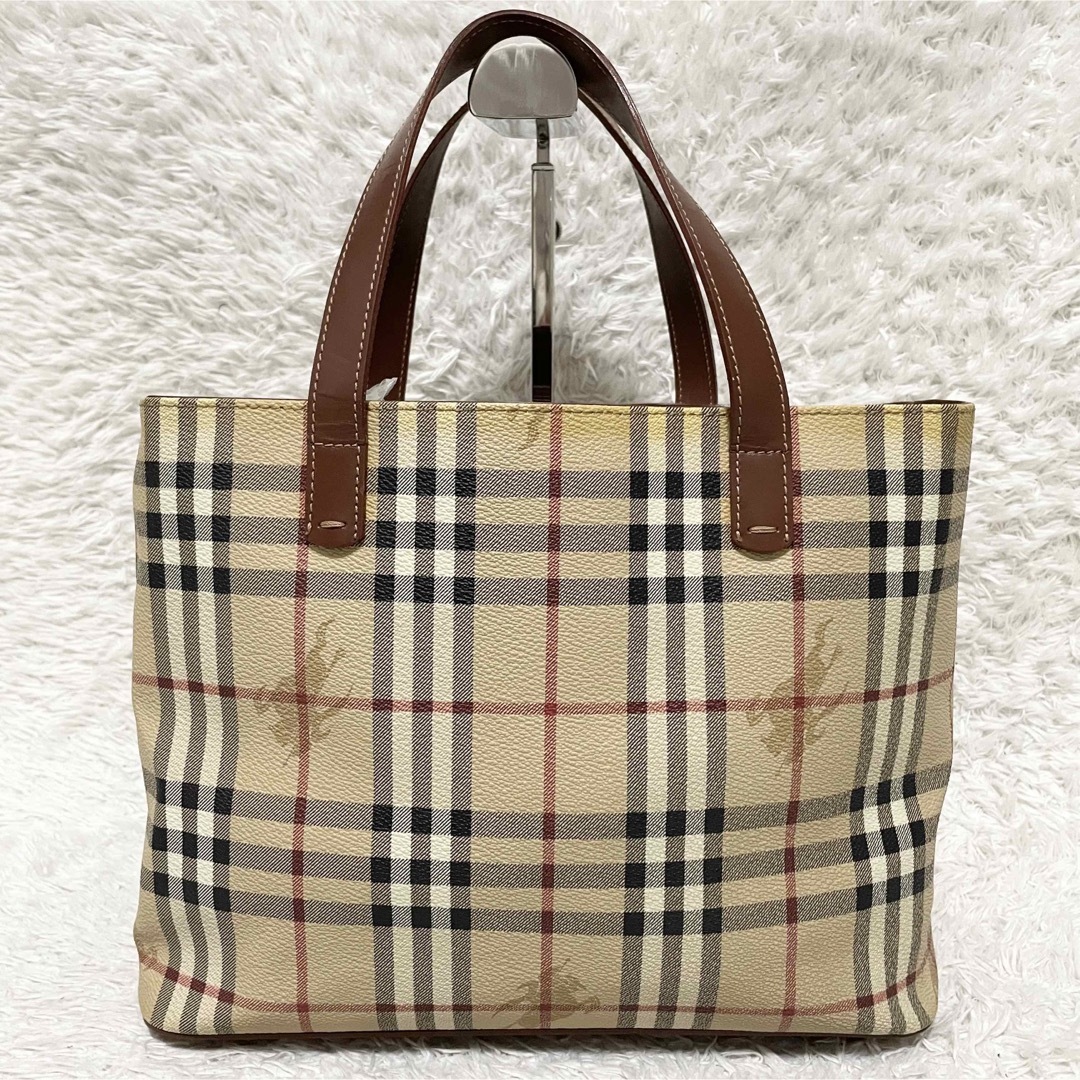 BURBERRY(バーバリー)のバーバリーロンドン　バーバリー　ハンドバッグ　ノバチェック　シャドーホース レディースのバッグ(ハンドバッグ)の商品写真