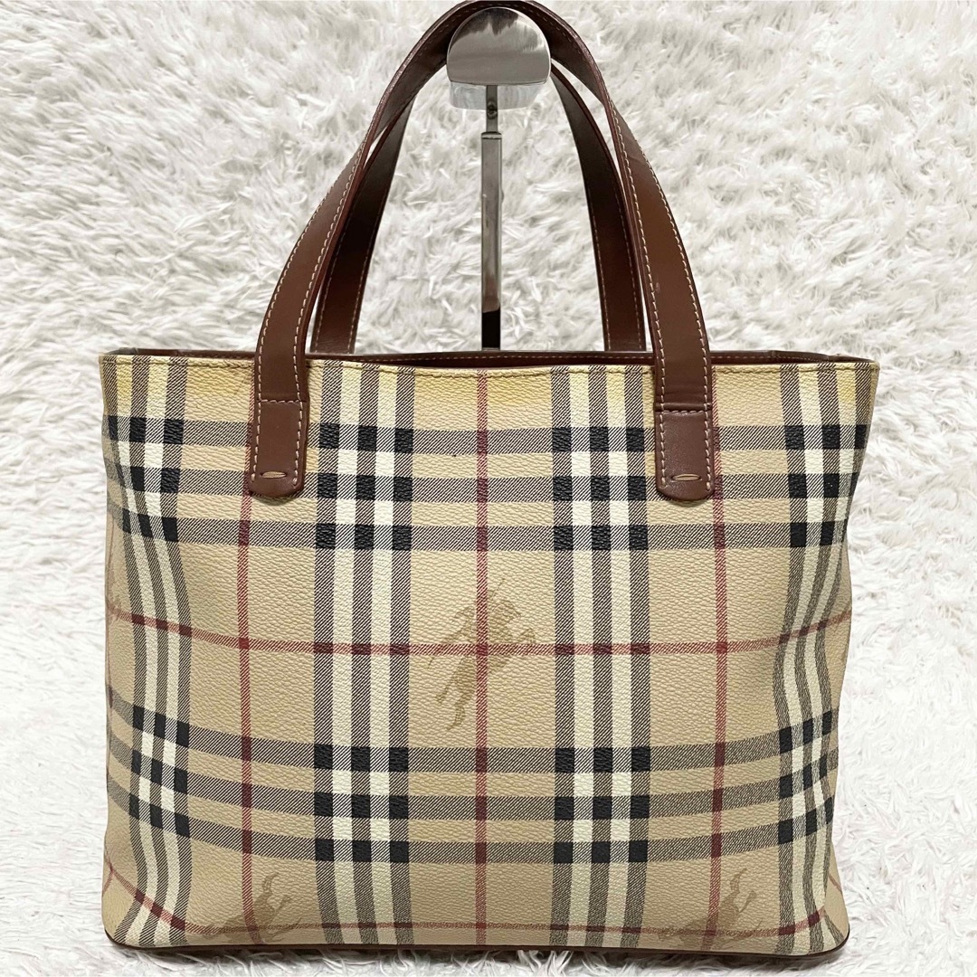 BURBERRY(バーバリー)のバーバリーロンドン　バーバリー　ハンドバッグ　ノバチェック　シャドーホース レディースのバッグ(ハンドバッグ)の商品写真