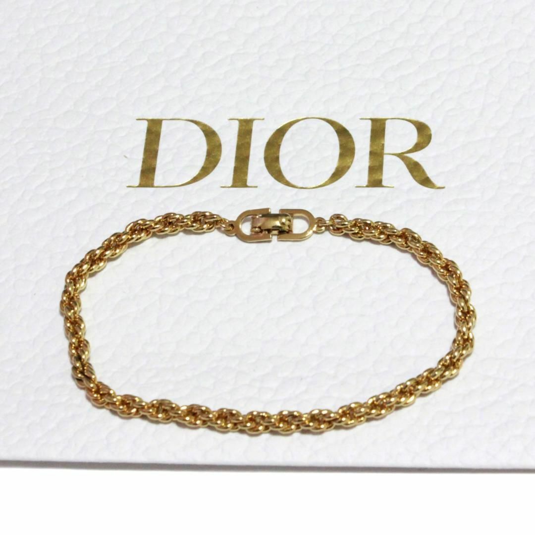 Christian Dior(クリスチャンディオール)のChristian Dior ディオール ゴールド ブレスレット アクセサリー レディースのアクセサリー(ブレスレット/バングル)の商品写真