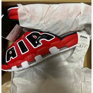 NIKE - 27cm  Nike Air More Uptempo Slide Red