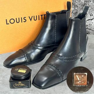 ルイヴィトン(LOUIS VUITTON)の☆美品☆Louis Vuitton サイドゴアブーツ ビジネスシューズ ダミエ(ブーツ)