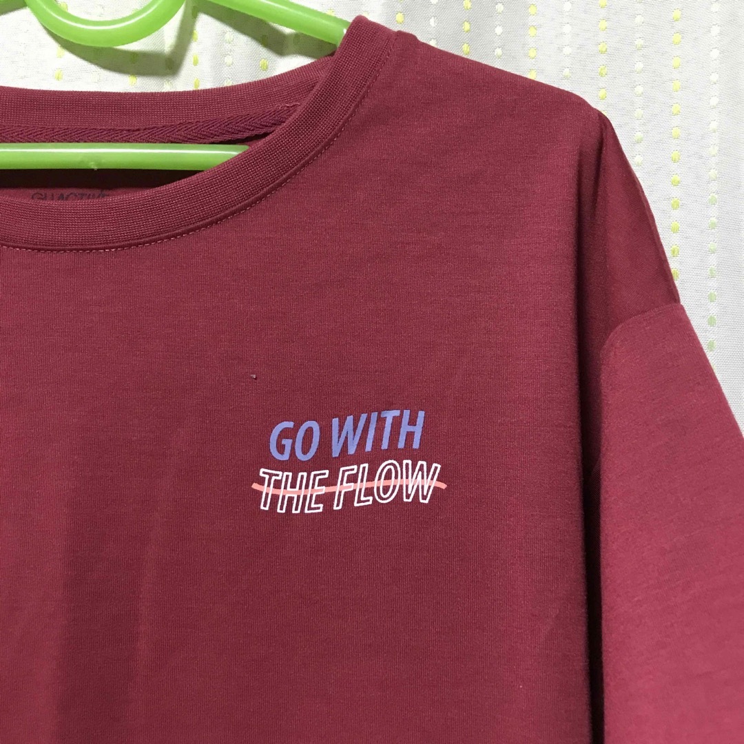 GU(ジーユー)の‪☆未使用に近い☆レディース半袖Tシャツ GU レディースのトップス(Tシャツ(半袖/袖なし))の商品写真