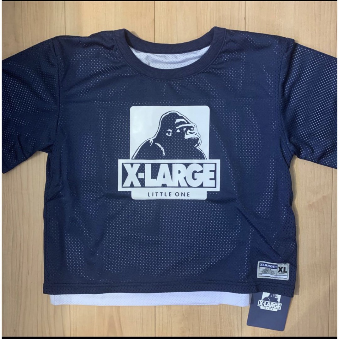 XLARGE KIDS(エクストララージキッズ)の新品☆エクストララージキッズ　リバーシブル  Tシャツ キッズ/ベビー/マタニティのキッズ服男の子用(90cm~)(Tシャツ/カットソー)の商品写真