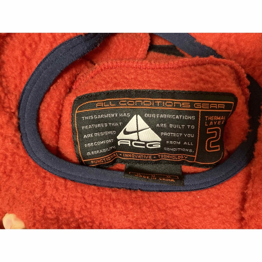 Nike ACG バラクラバ フリース 90's サイズM レッド その他 Nike ACG バラクラバ フリース 90's サイズM レッド その他