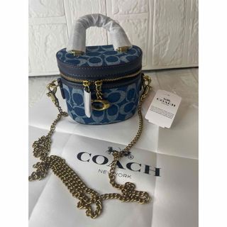 コーチ(COACH)のトレイル クロスボディ 12・シグネチャー デニム(ショルダーバッグ)