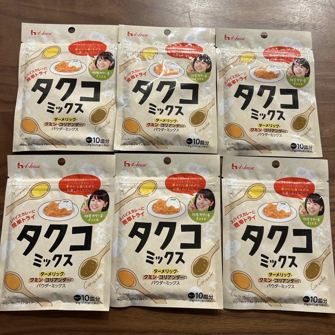 ハウス食品 ２１ｇタクコミックス　6袋 食品/飲料/酒の食品(調味料)の商品写真