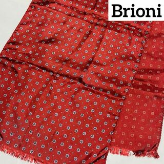 ブリオーニ(Brioni)の未使用品 ★Brioni★ ストール メンズ シルク ダークレッド 三越(ストール)