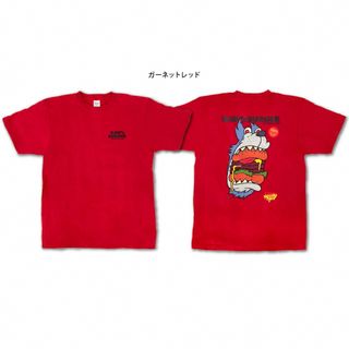 マンウィズアミッション(MAN WITH A MISSION)のマンウィズ　GAW’sバーガー　アイコン　Tシャツ　ガーネットレッド　XL (Tシャツ/カットソー(半袖/袖なし))