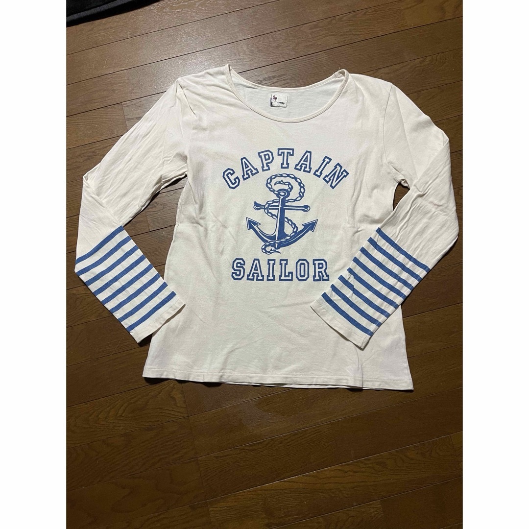 【⚓️マークの長袖Tシャツ】sizeL レディースのトップス(Tシャツ(長袖/七分))の商品写真