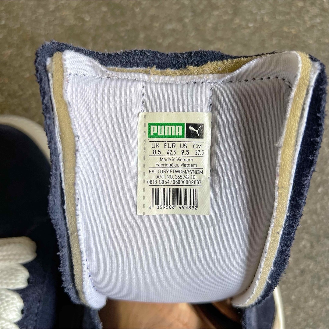 PUMA(プーマ)の【送料無料❗️希少サイズ❗️おまけ付き】プーマ 90681スエード 27.5 紺 メンズの靴/シューズ(スニーカー)の商品写真